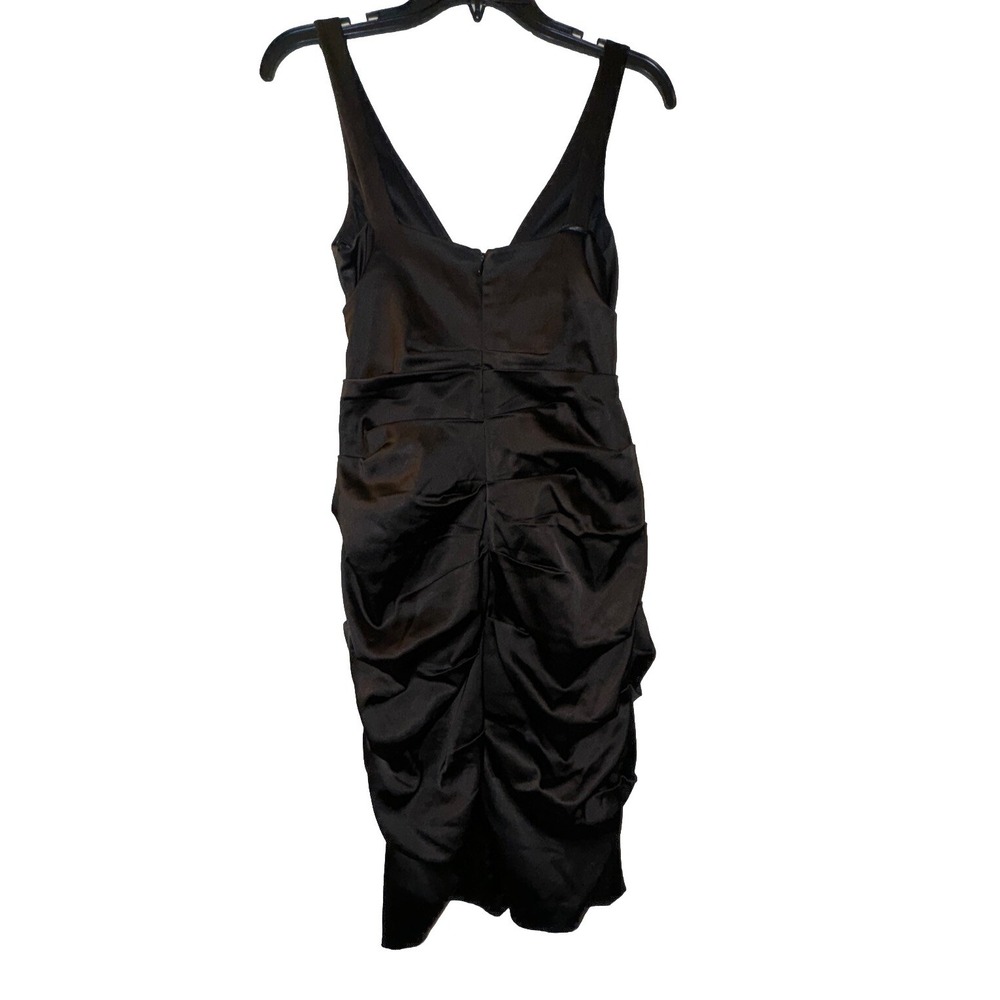 XScape Joanna Chen Satin Dress Rushed Sexy Hoco Cocktail Body Con Women's 8 - Picture 2 of 12